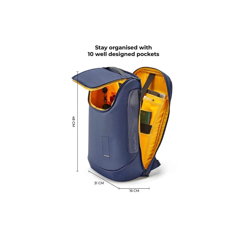 Mokobara The Transit Backpack Laptop Bag for Men and Women (Blue)