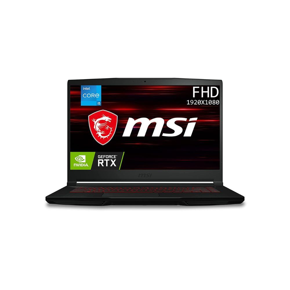 Msi GF63 Thin, Intel 10th Gen. i5-10500H, 40CM FHD 144Hz Gaming Laptop (8GB/512GB)