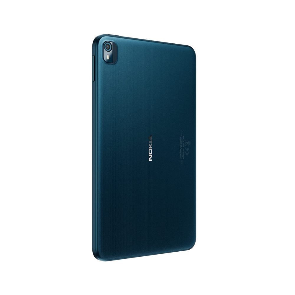 Nokia T10 Android 12 Tablets with 8 HD Display, 8MP Rear Camera, AI face Unlock, All-Day Battery, WiFi | 4 + 64GB, 8 inches - Blue