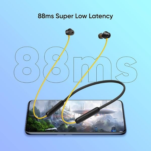 Realme Buds Wireless 2 Neo with Type-C Fast Charge & Bass Boost+ Bluetooth Headset (Black, In the Ear)