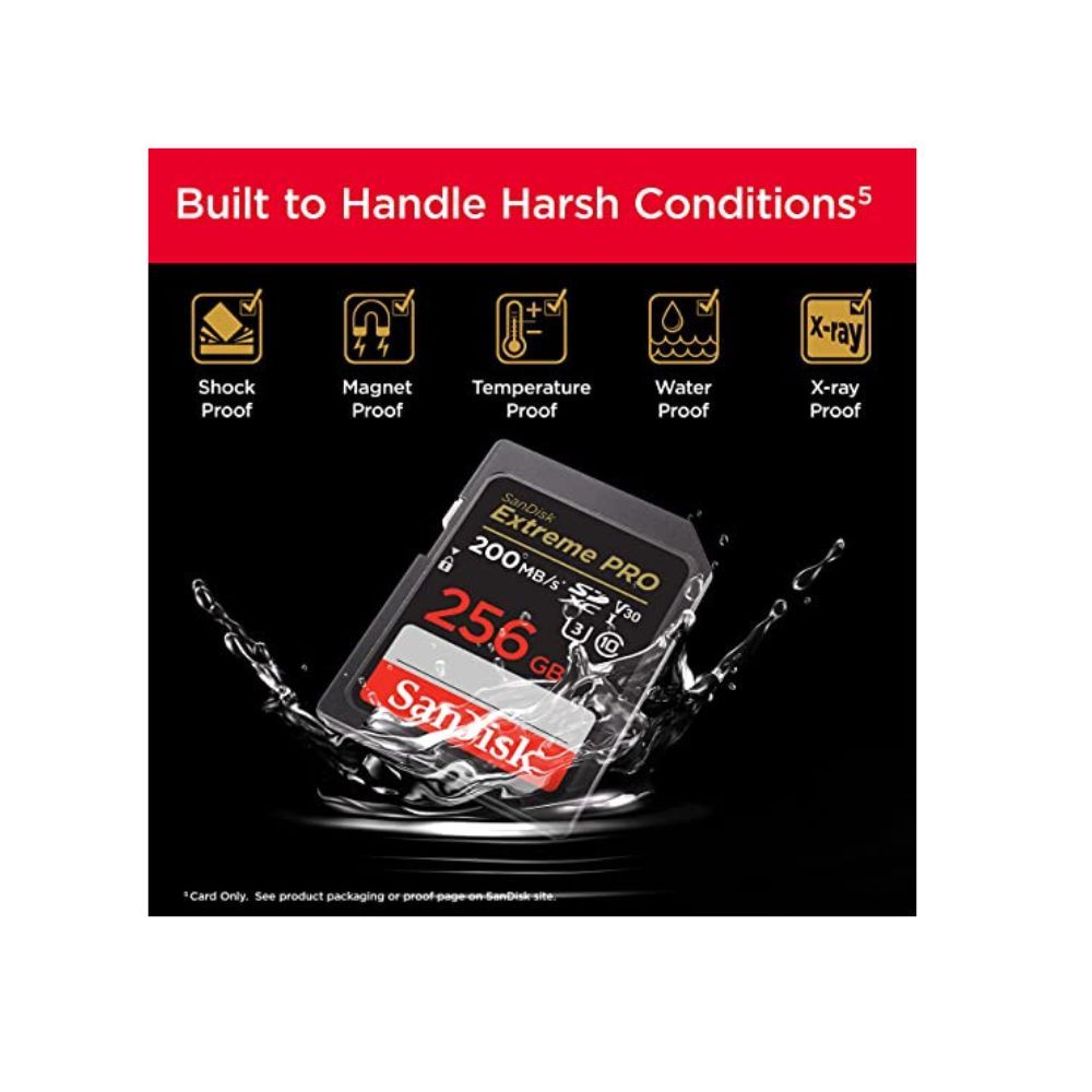SanDisk Extreme Pro SD UHS I 256GB Card