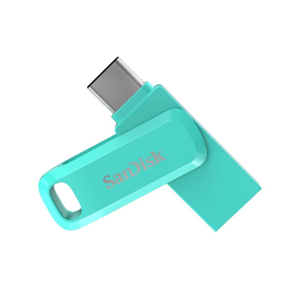 SanDisk Ultra Dual Drive Go usb3.0 Type C Pen Drive for Mobile (Green, 128 GB, 5Y)