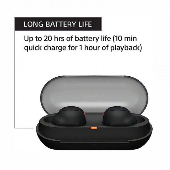 Sony WF C500 Truly Wireless Bluetooth Earbuds with 20Hrs Battery