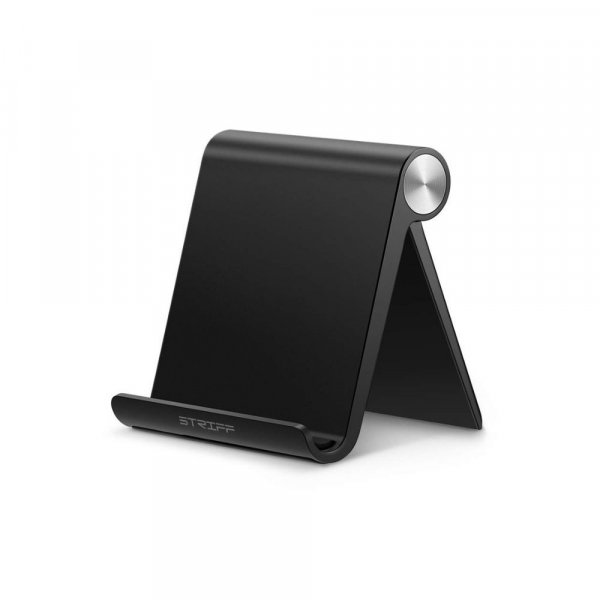 Striff PS2_01 Multi Angle Mobile/Tablet Stand. Phone Holder for iPhone, Android, Samsung and Desktop (Black)