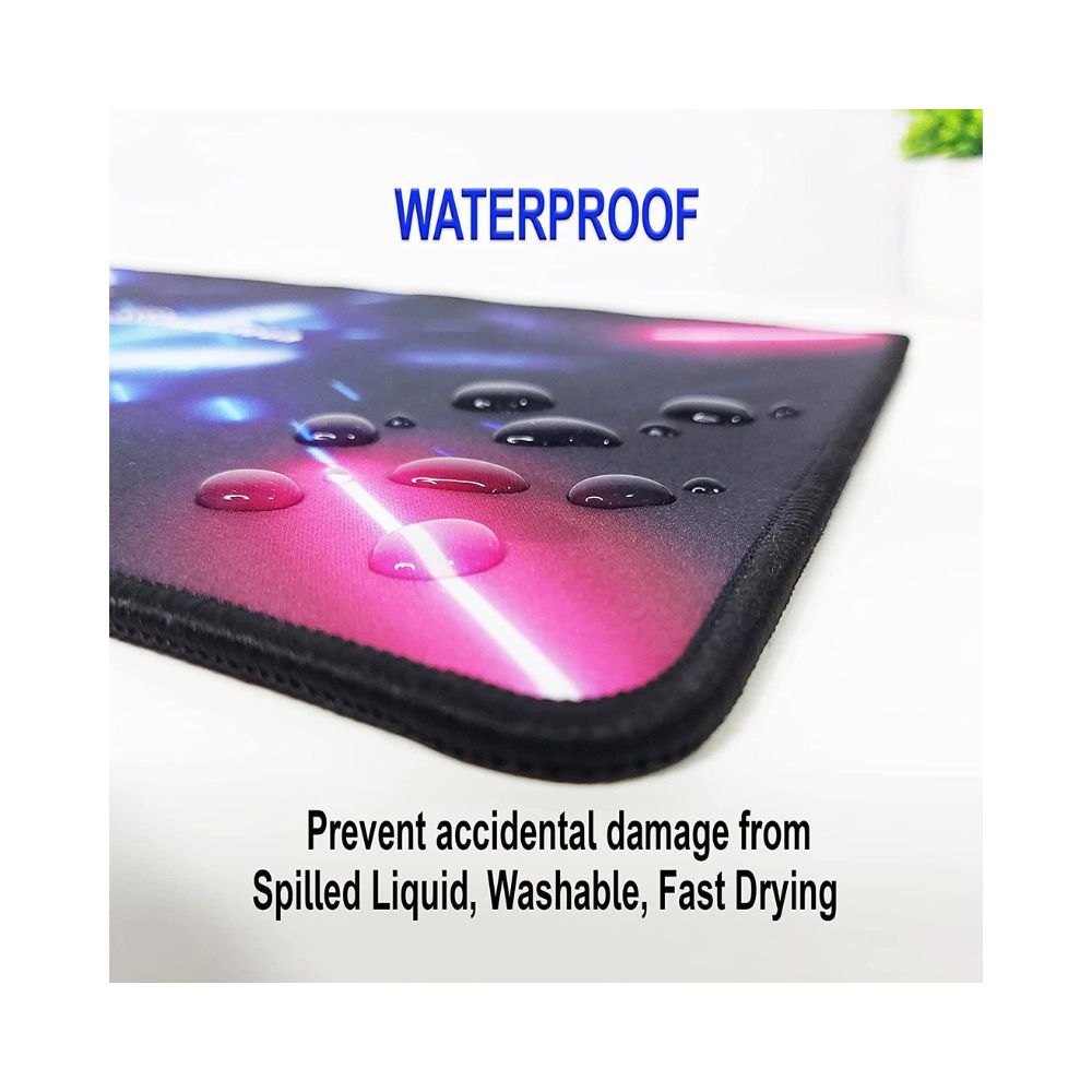 Swapitech Mouse Pad Premium Textured, Waterproof, Anti-Slip Rubber Base for Computer, Laptop