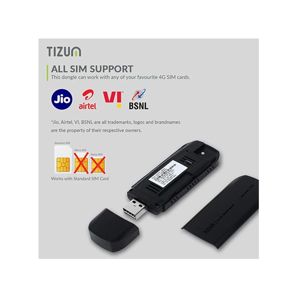 Tizum 4G Fast LTE Wireless USB