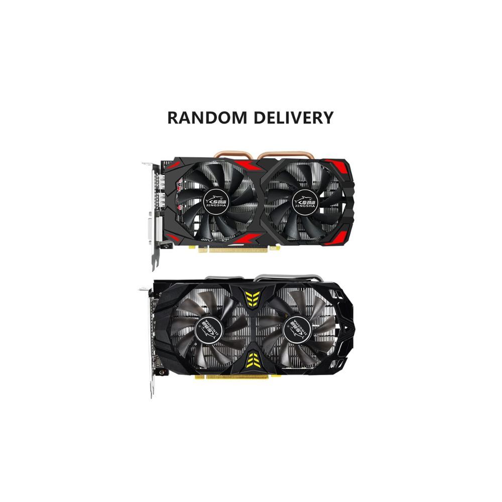 Tniu RX580 Gaming Graphics Card 8GB/GDDR5/256bit Memory 1257/1340MHz Core Frequency 2 Cooling Fans Design 3*DP+HDPorts