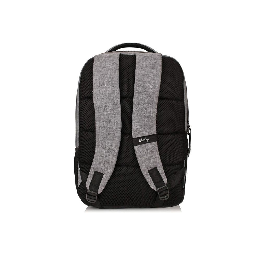Wesley Milestone 2.0 Casual Waterproof Laptop Backpack Grey and Black