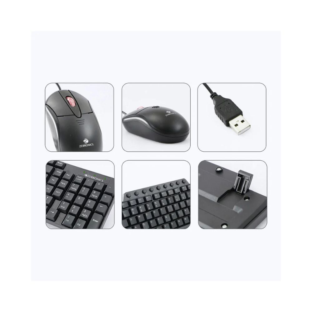 Zebronics Judwaa 555 USB Wired Mouse And Keyboard Combo