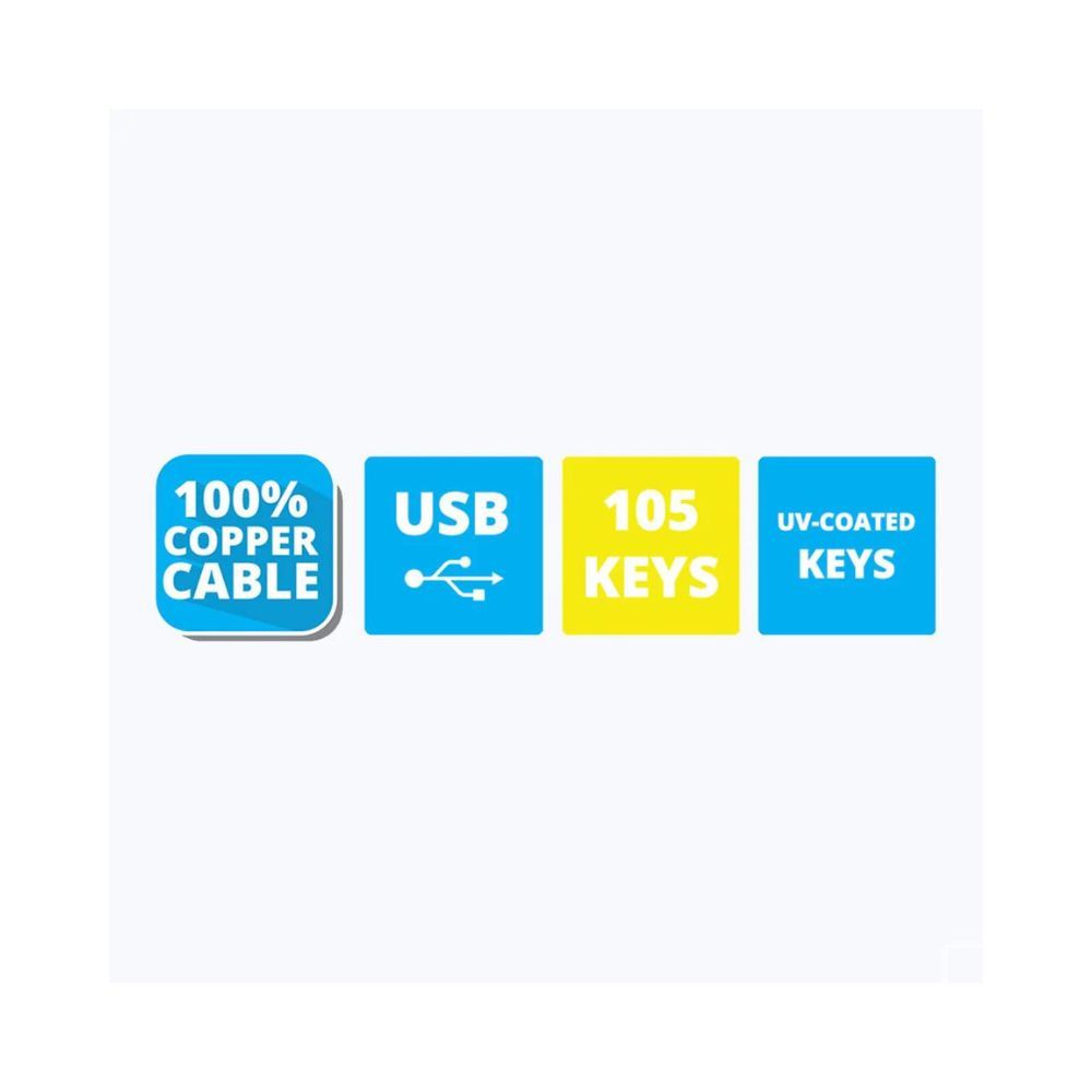 Zebronics K25 Standard Keyboard with USB Input