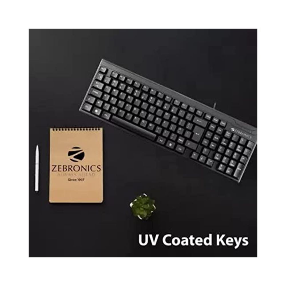 Zebronics Zeb- K35 USB Wired Keyboard with Rupee Key