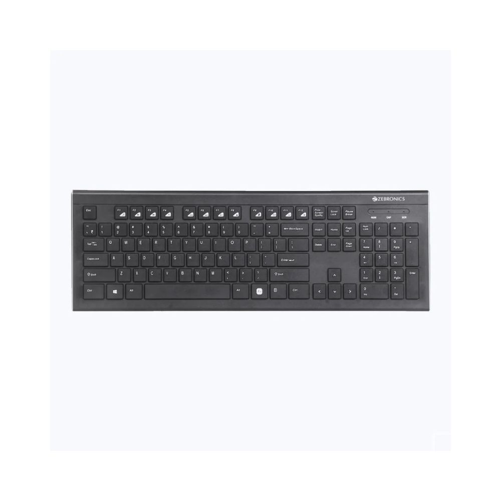 Zebronics Zeb-DLK01 USB Multimedia Keyboard with 104 UV Coated Keys