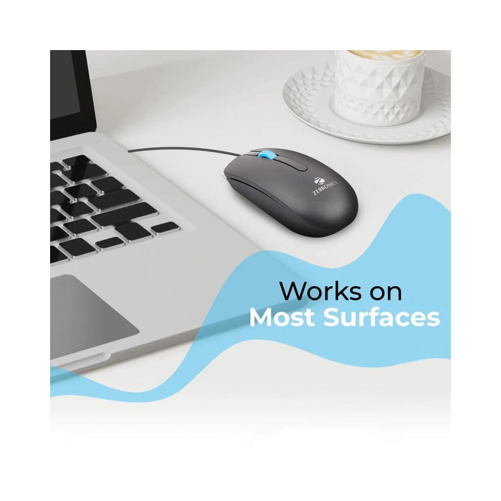 Zebronics Zeb-Juggle Wired USB Mouse