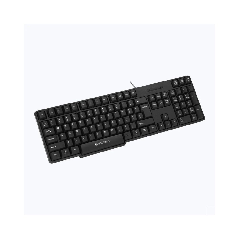 ZEBRONICS Zeb-K20 Wired USB Desktop Keyboard (Black)