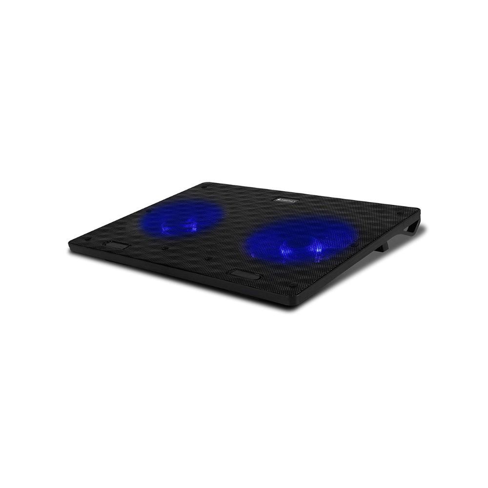 Zebronics, ZEB-NC3300 USB Powered Laptop Cooling Pad with Dual Fan, Dual USB Port and Blue LED Lights