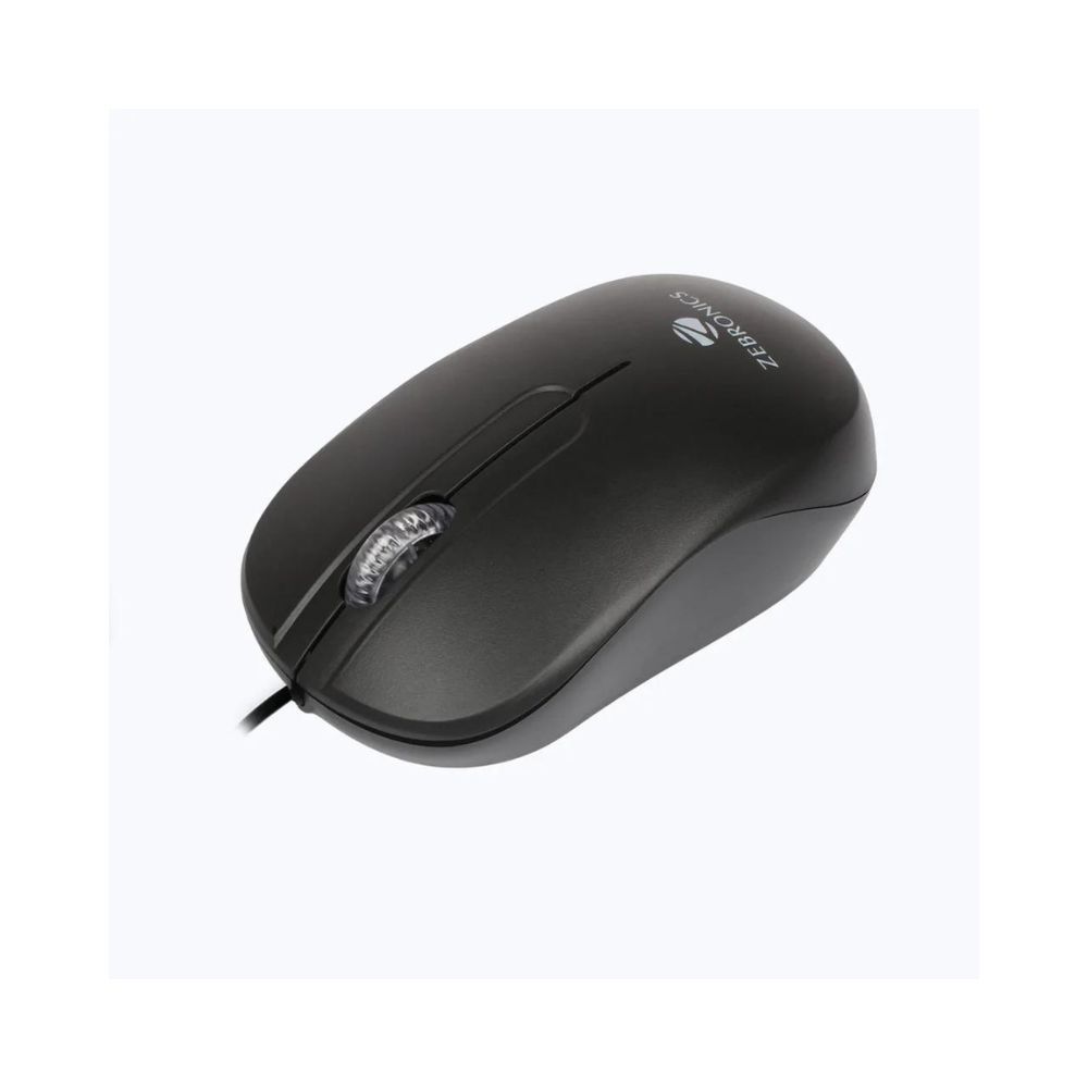 ZEBRONICS Zeb-Sprint Wired Optical Mouse (USB 2.0, Black)