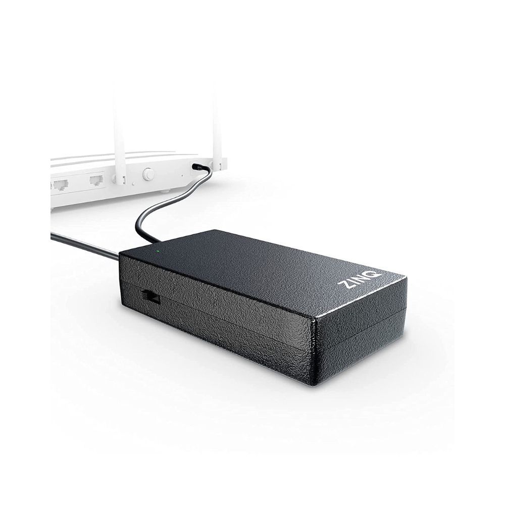 Zinq UPS for Router, Mini UPS for 12V WiFi Router